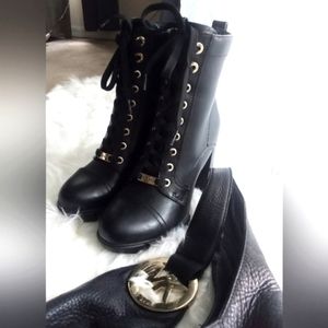 Sale!💰🛍️Nine West Size 7.5 M Black Combat boots NWOT